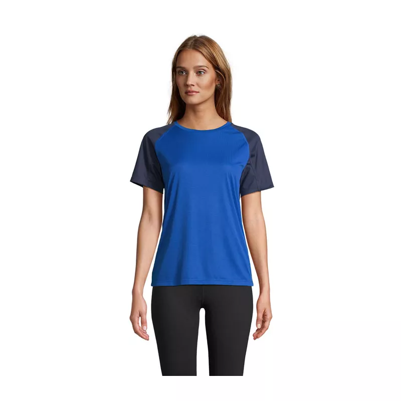Koszulka sportowa damska Sol's VORTEX WOMEN - French Navy/Royal Blue (S04788-ET)