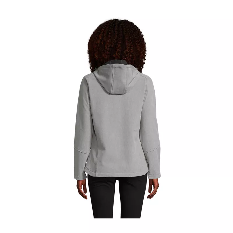 Softshell z kapturem 340 g/m² Sol's REPLAY WOMEN - Szary Melanż (S46802-GM)