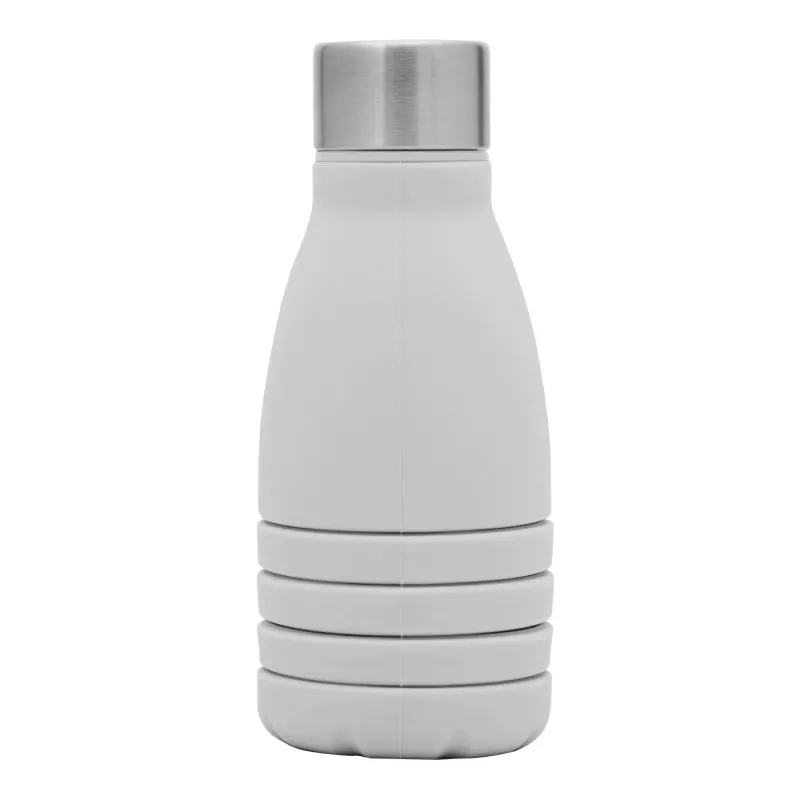 Składana butelka do picia 550 ml BIG GETS SMALL - szary (56-0603193)