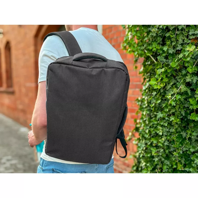 Plecak, torba na laptopa 15,6" RPET | Tahir - czarny (VA090-03)