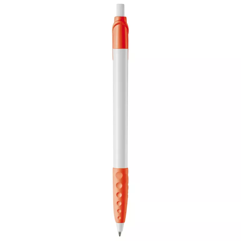 Długopis plastikowy (ABS) Cosmo - biało / pomarańczowy (LT87622-N0126)