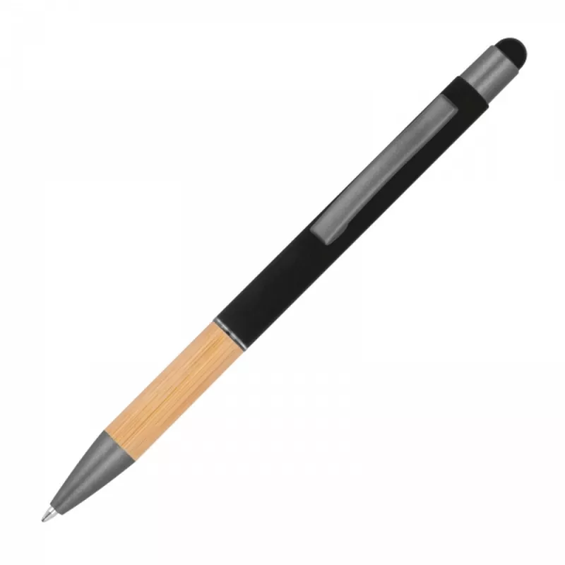 Długopis metalowy touch pen soft touch BRYGIDA - czarny (1358103)