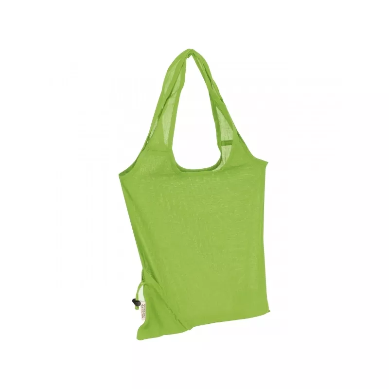 Torba bawełniana z recyklingu 118 g/m2 Modena - jasnozielony (526229)