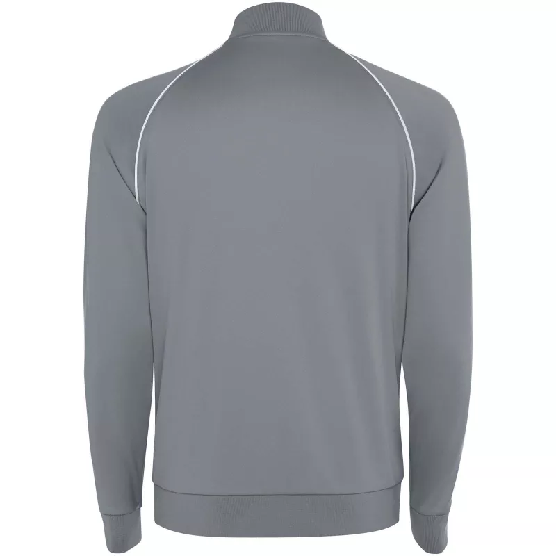 Męska bluza Valier z zamkiem błyskawicznym na całej długości - Szary (R0437-GREY)