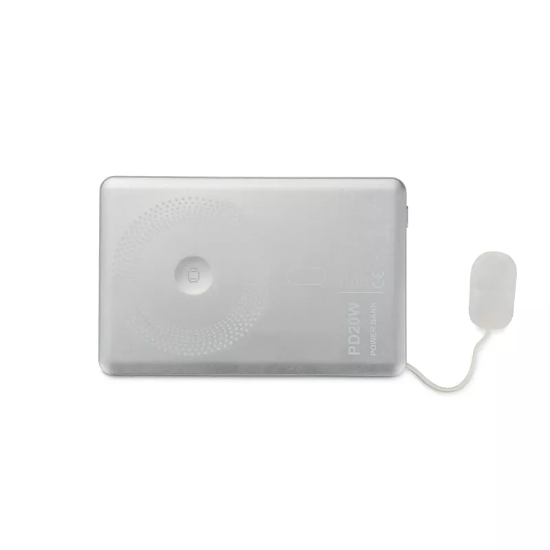 Powerbank ZYNTRA 5000 mAh 20W - srebrny (45136-00)