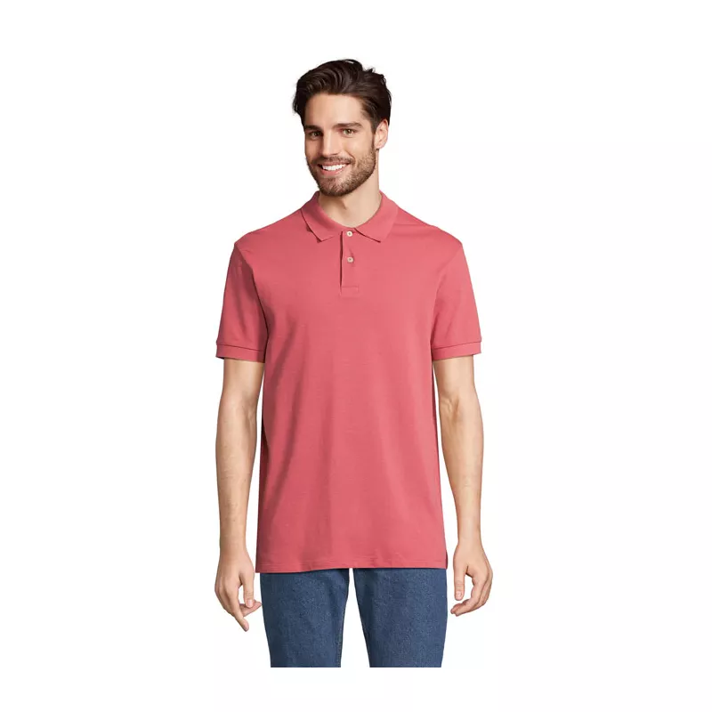 Koszulka polo męska z czesanej bawełny Sol's PACIFIC - Folk Pink Twin (S04439-FY)