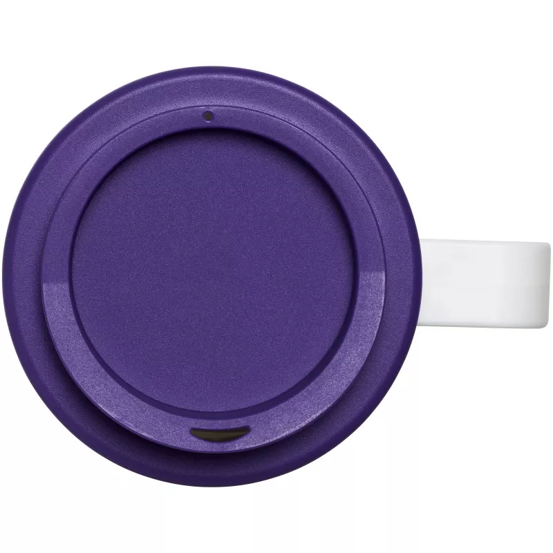 Kubek termiczny z serii Americano® Grande o pojemności 350 ml - Biały-Fioletowy (21000406)