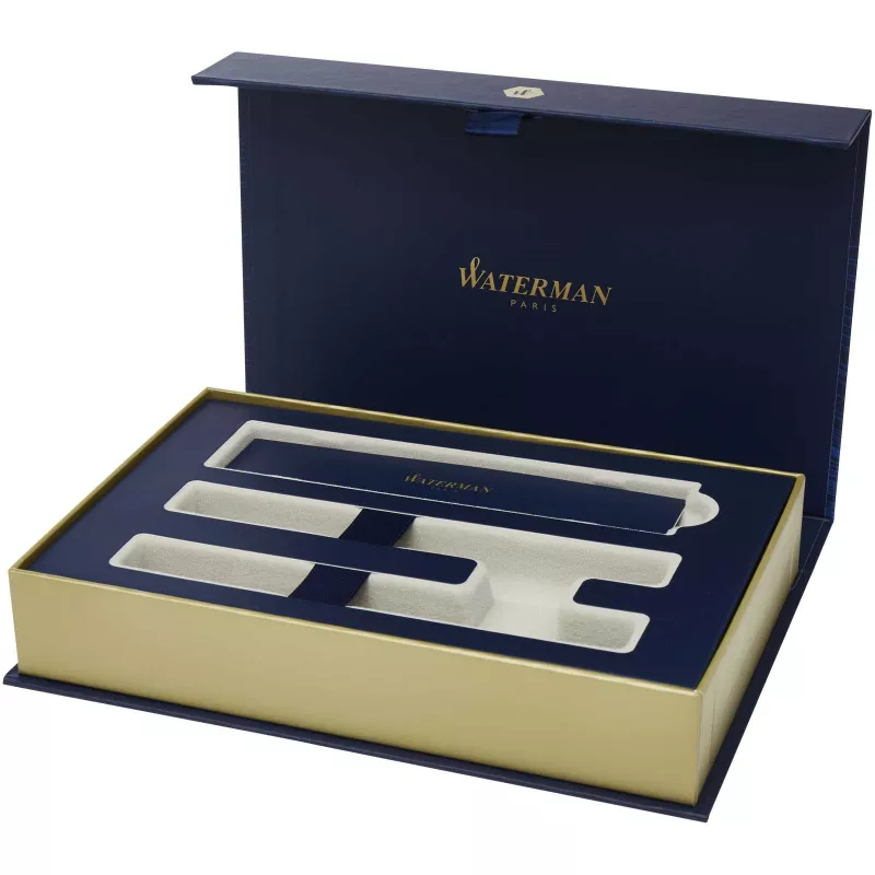 Waterman Allure 2.0 – zestaw pióra kulkowego i długopisu - Ciemnoniebieski (10784055)