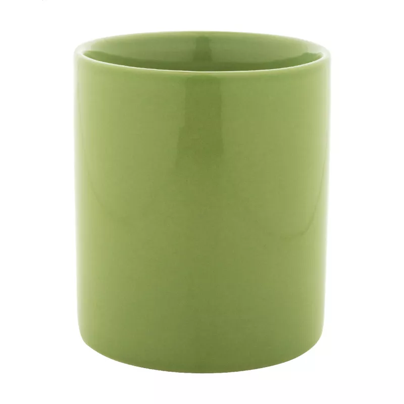 Kolomu kolorowy ceramiczny kubek - limonkowy (AP800117-07V)