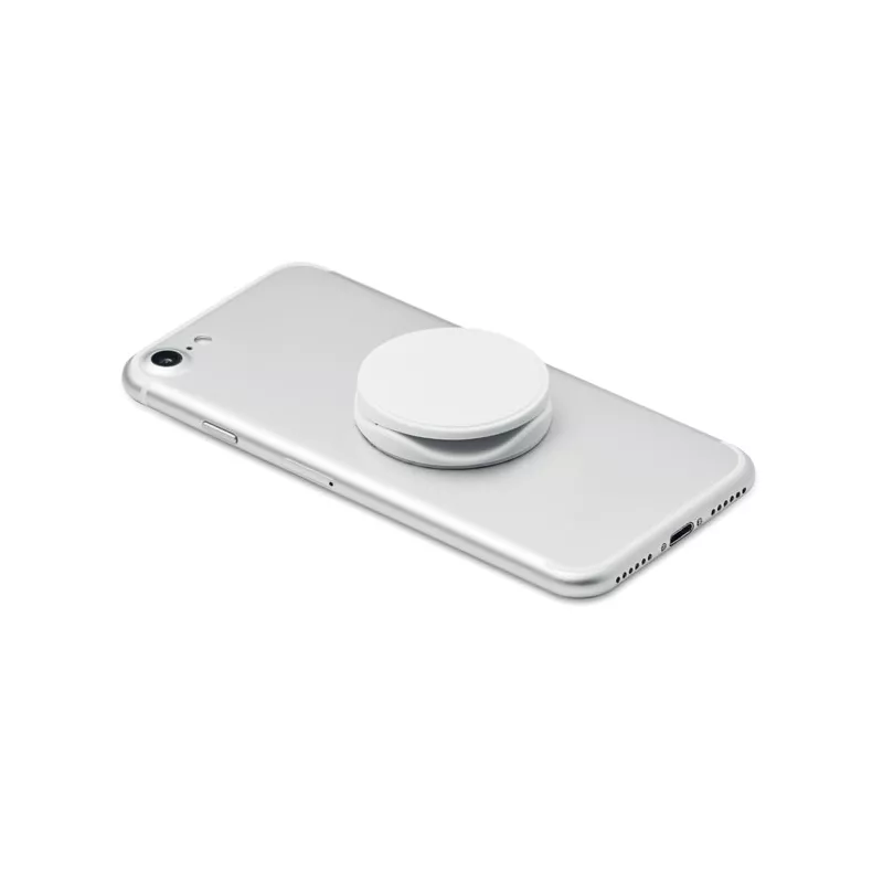 Uchwyt na telefon okrągły składany DOT - Bialy (MO9760-06)