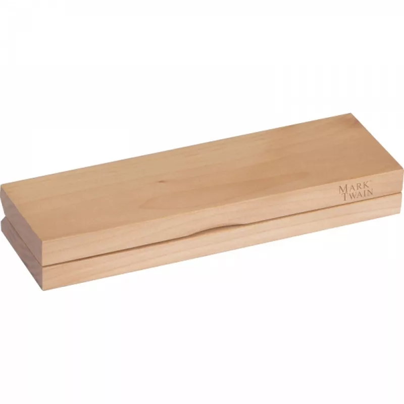 Zestaw piśmienny długopis i pióro kulkowe Mark Twain ROLAND - beżowy (1253213)