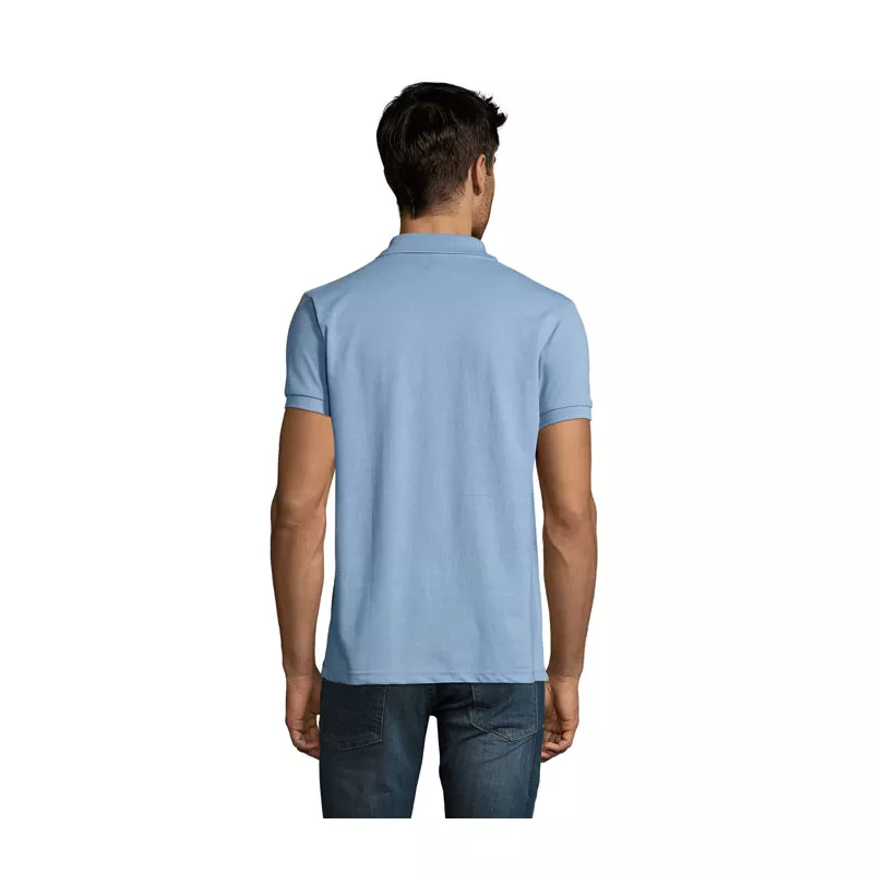 Koszulka polo męska 200 g/m² Sol's PRIME MEN - Sky Blue Pique (S00571-SP)