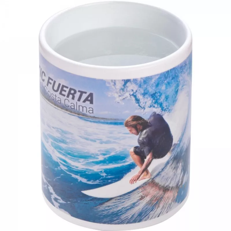 Kubek ceramiczny do sublimacji zmieniający kolor 300 ml JACOPO - czerwony (8343805)