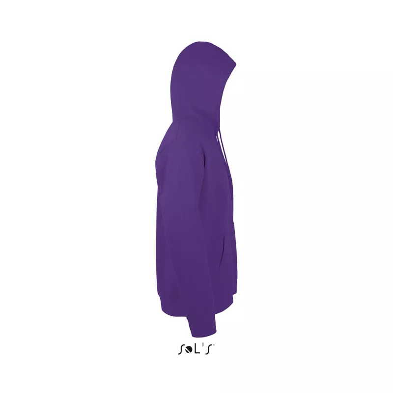 Bluza unisex z kapturem 280 g/m² Sol's SNAKE - Dark Purple (S47101-DA)