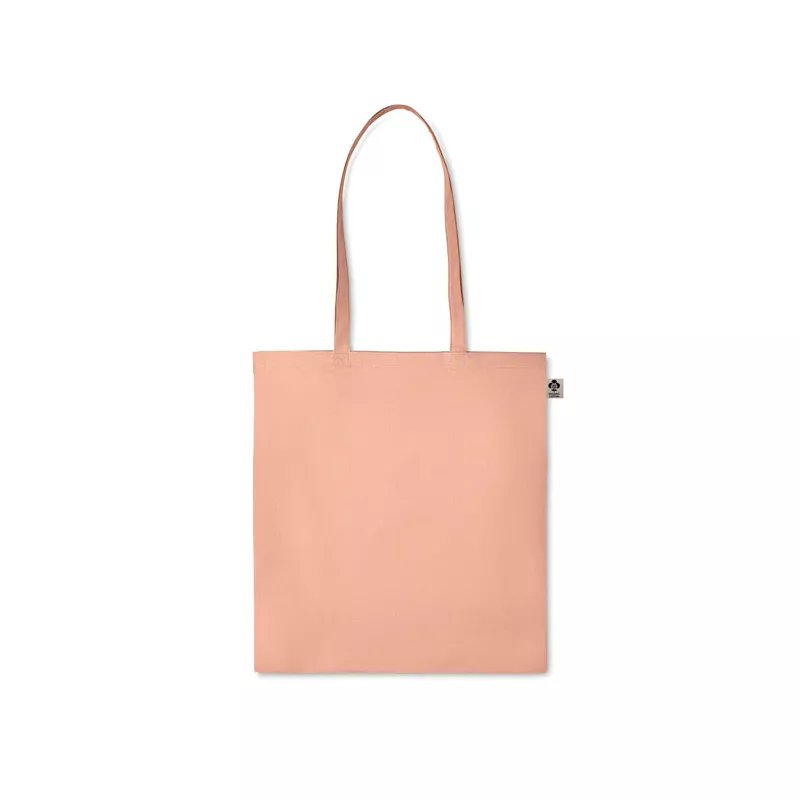 Torba z bawełny organicznej 140 g/m² ZIMDE COLOUR - Pomaranczowy (MO6189-10)