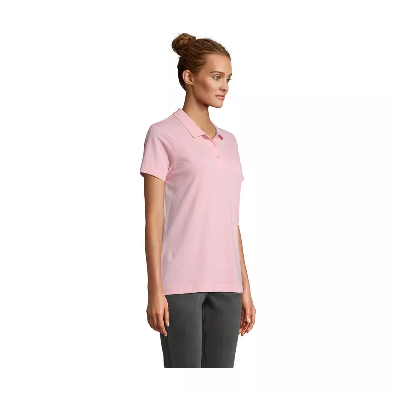 Koszulka polo damska Sol's PULSE WOMEN - Cukierowy Róż (S04501-AX)