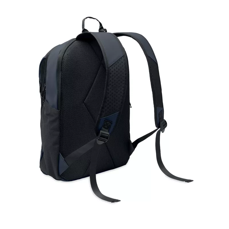 Plecak na laptop 15" z PU z ukrytą komorą KOROVIN - Francuski Granat (MO2684-85)