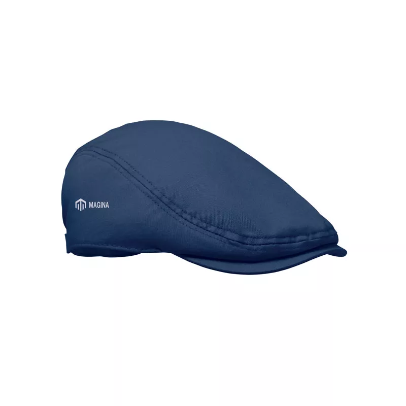 Czapka kaszkiet z bawełny twill 235 g/m² FLAT PEAK - Niebieski (MO2850-04)