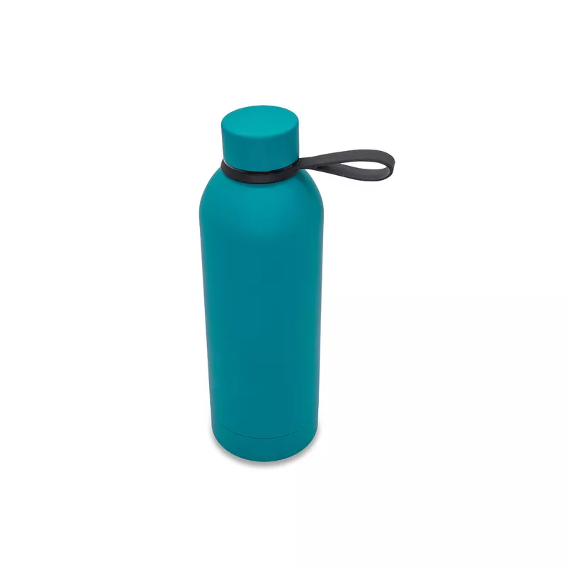 Butelka termiczna z uchwytem Mendoza Duo - morski (R08993.45)