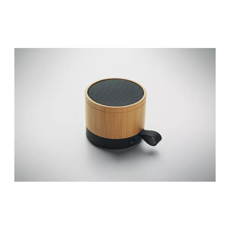 Głośnik w bambusowej obudowie 3W RECAR BAMBOO - Drewna (MO2801-40)