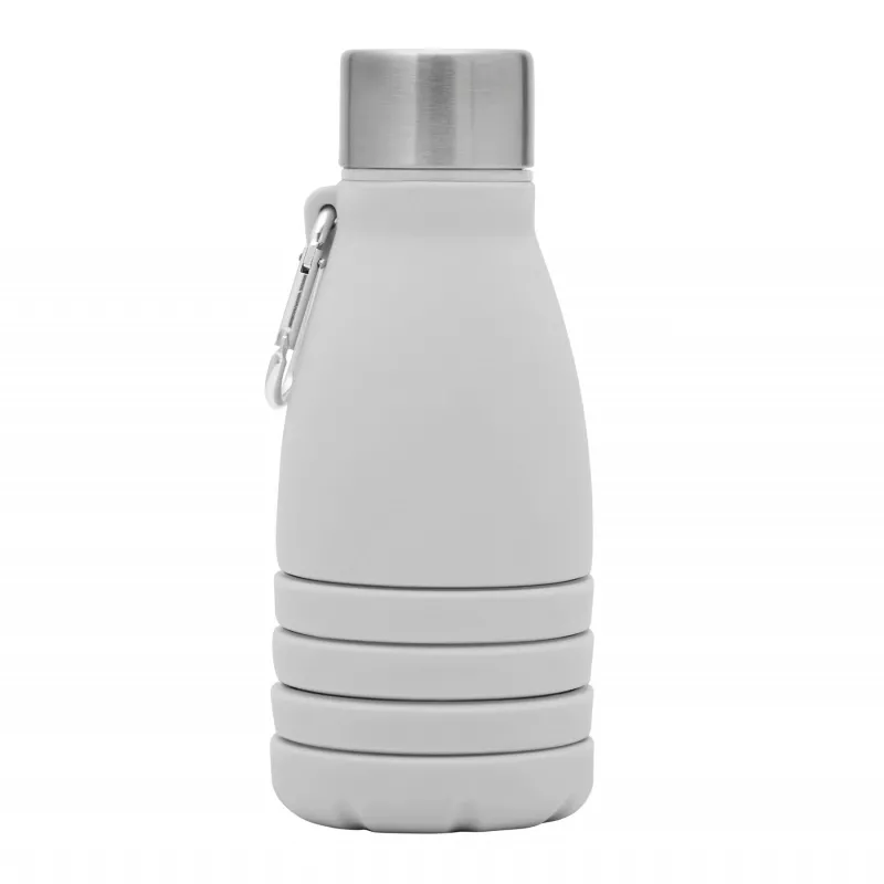 Składana butelka do picia 550 ml BIG GETS SMALL - szary (56-0603193)