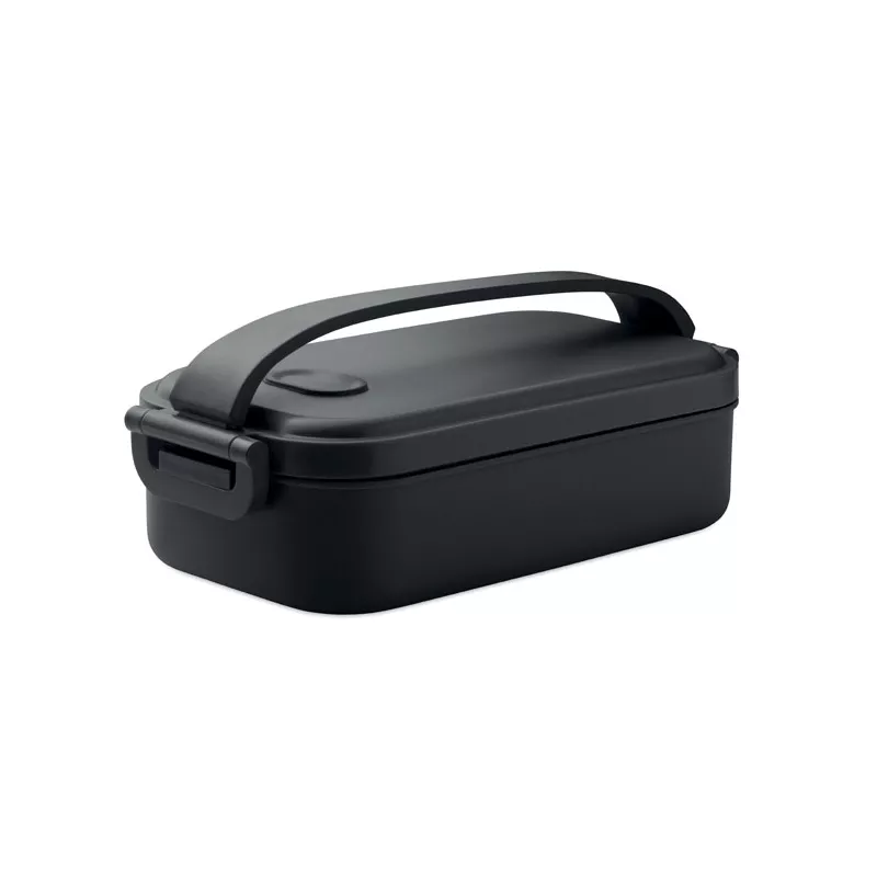 Lunchbox z PP z klamrami 800 ml SARNIE - Czarny (MO2941-03)