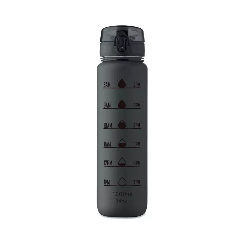 Butelka sportowa RPET 1000 ml ISFORDEN MARK - Czarny (MO2672-03)