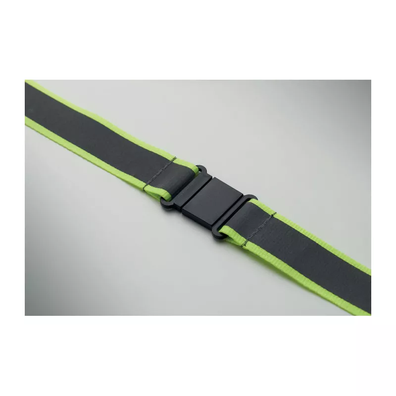 Smycz odblaskowa z RPET z karabińczykiem 25 mm TOSEE - Fluorescencyjny Zólty (MO2825-70)