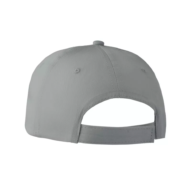Czapka z daszkiem bawełniana 160 g/m² BASIE APOLLO - Szary (MO8834-07)