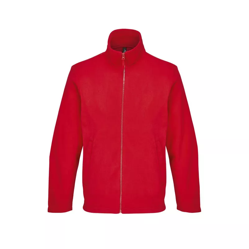 Polar rozpinany z recyklingu Sol's NITRO - Czerwony (S04759-RD)