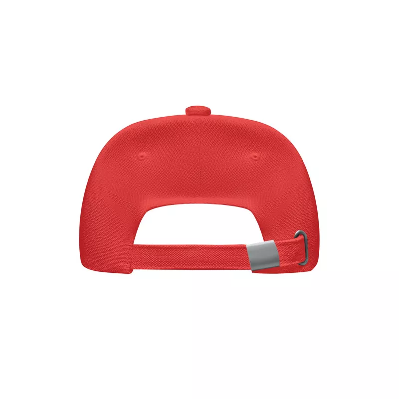 Czapka z daszkiem organiczna 250 g/m² BICCA CAP - Czerwony (MO6432-05)