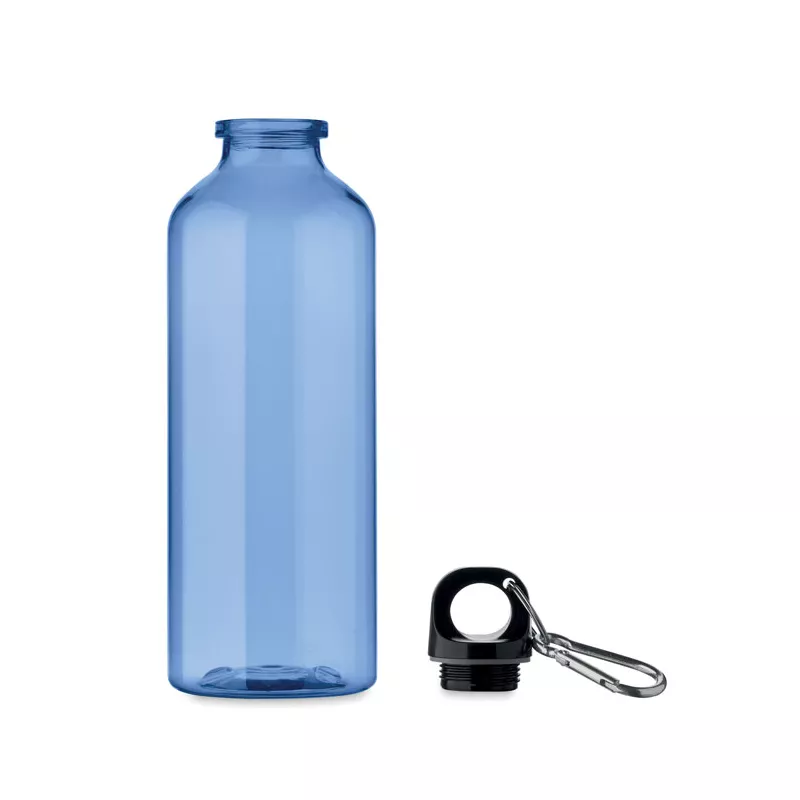 Butelka z RPET z karabińczykiem 500 ml MOSS RE500 - Przezroczysty Niebieski (MO2803-23)