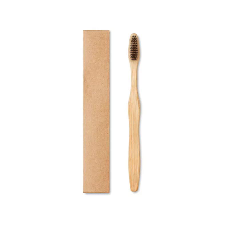 Szczoteczka do zębów bambusowa DENTOBRUSH - Czarny (MO9877-03)