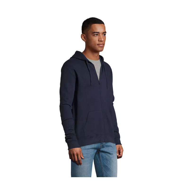Bluza unisex z kapturem rozpinana 260 g/m² Sol's STONE - French Navy (S01714-FN)