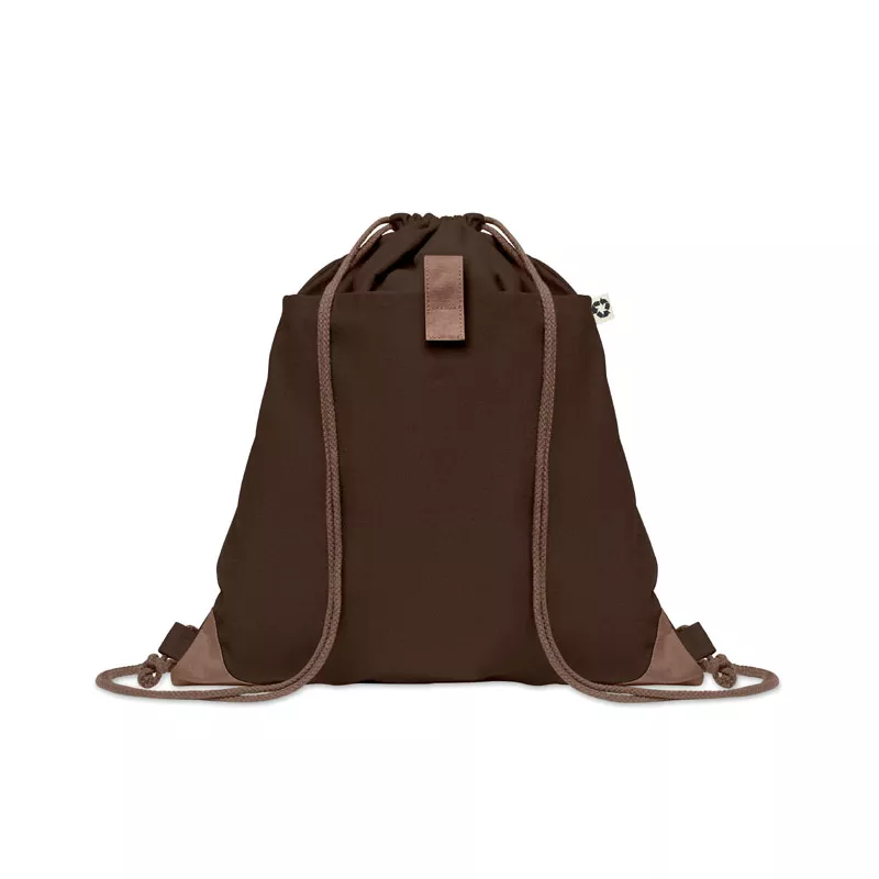 Worek z bawełny z recyklingu 220 g/m² PANDA BAG - Czekolada (MO6550-41)