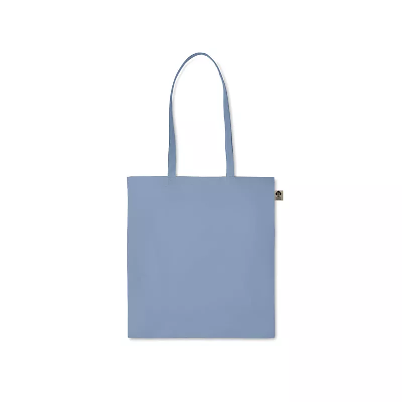 Torba z bawełny organicznej 140 g/m² ZIMDE COLOUR - Baby Blue (MO6189-66)