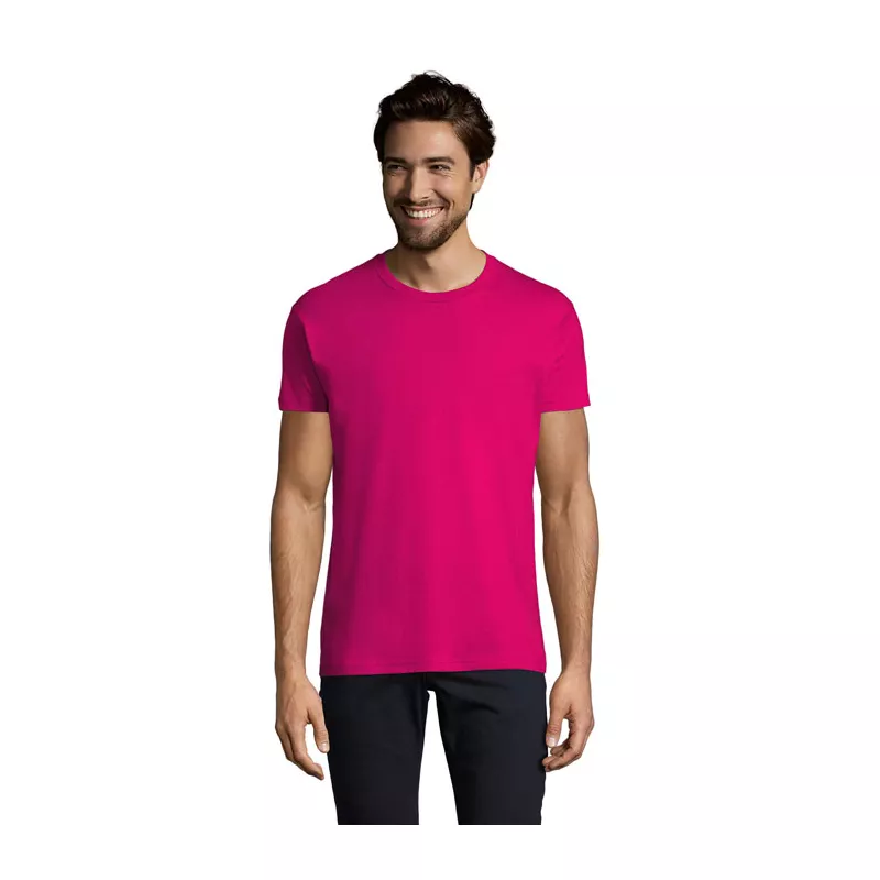 Koszulka męska bawełniana 190 g/m² Sol's IMPERIAL - Fuchsia (S11500-FU)