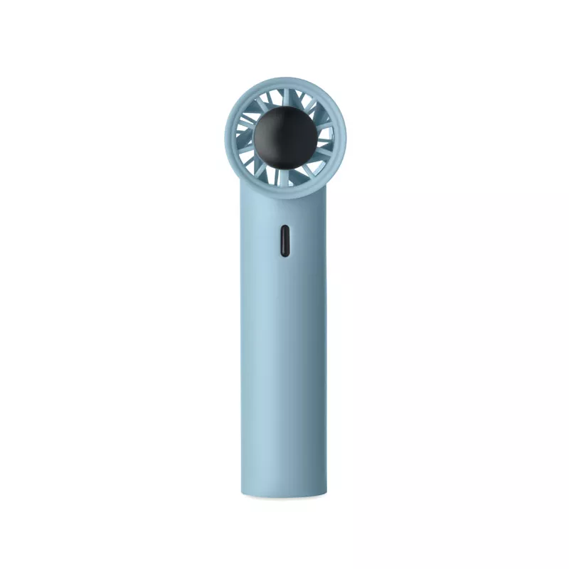 Mini wentylator ręczny z wyświetlaczem 2600 mAh GLACI - Baby Blue (MO2780-66)