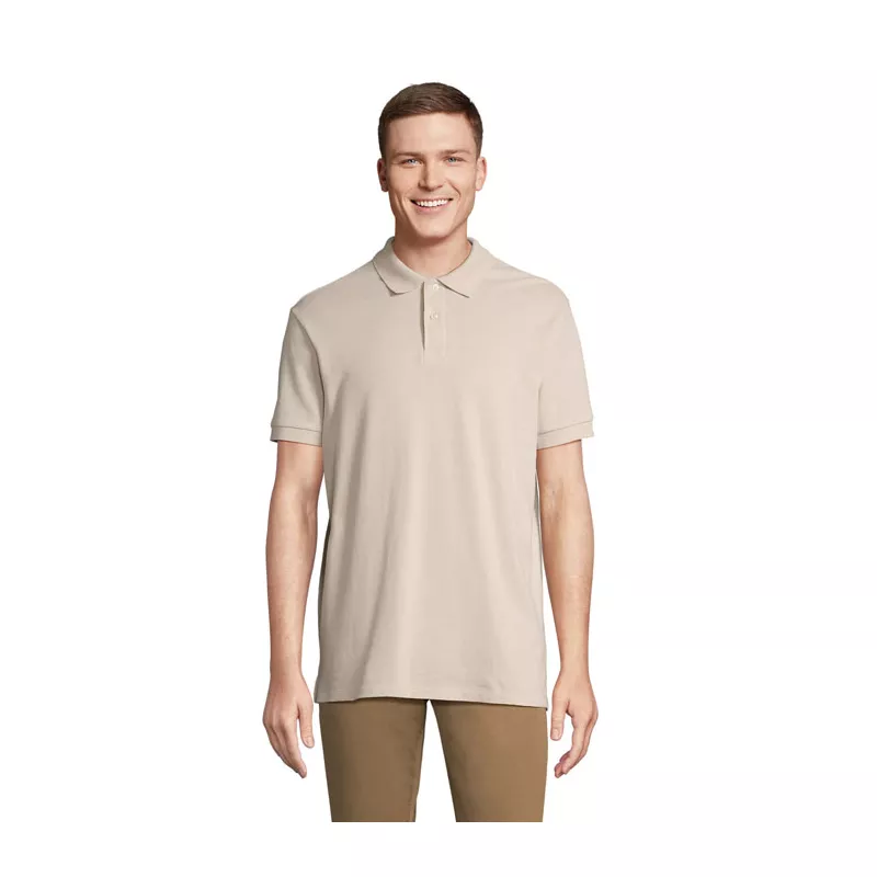 Koszulka polo męska z czesanej bawełny Sol's PACIFIC - Linen Twin (S04439-LN)