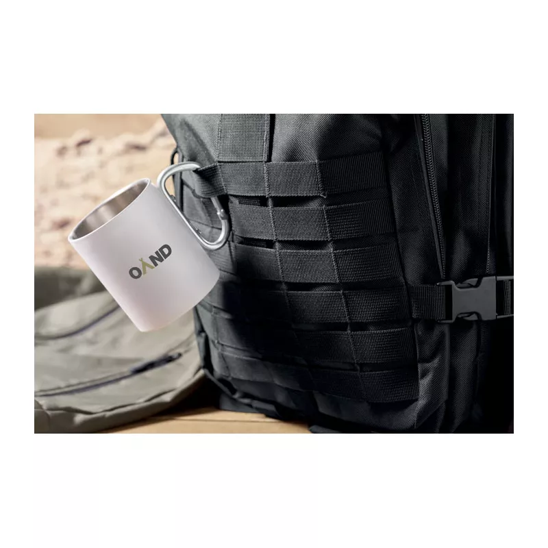 Plecak turystyczny z RPET 600D 50 l CARRYCONFI - Czarny (MO2970-03)