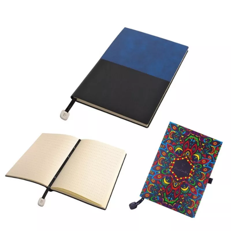 Notatnik A5 w kropki REPORTER Pierre Cardin - niebieski (B4000503IP304)