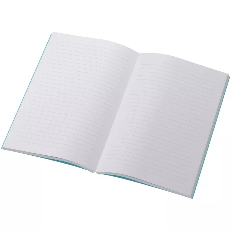 Notatnik Scribe A5 z miękką okładką, wykonany z papieru z recyklingu - Niebieski (21090652)