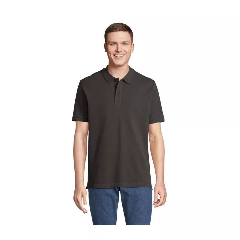 Koszulka polo organiczna 210 g/m² Sol's PEGASE - Szary Węglowy (S04242-GC)