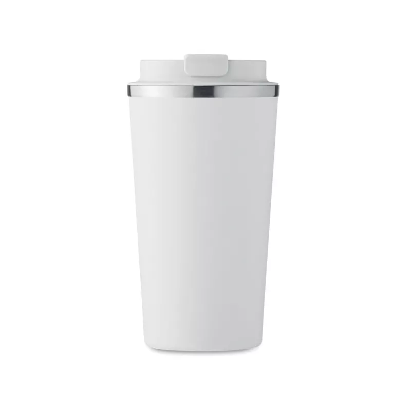 Kubek termiczny ze stali z recyklingu 510 ml BRACE + - Bialy (MO6579-06)