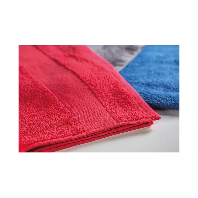 Ręcznik frotte organiczny 50x100 cm 360 g/m² TERRY - Czerwony (MO9931-05)