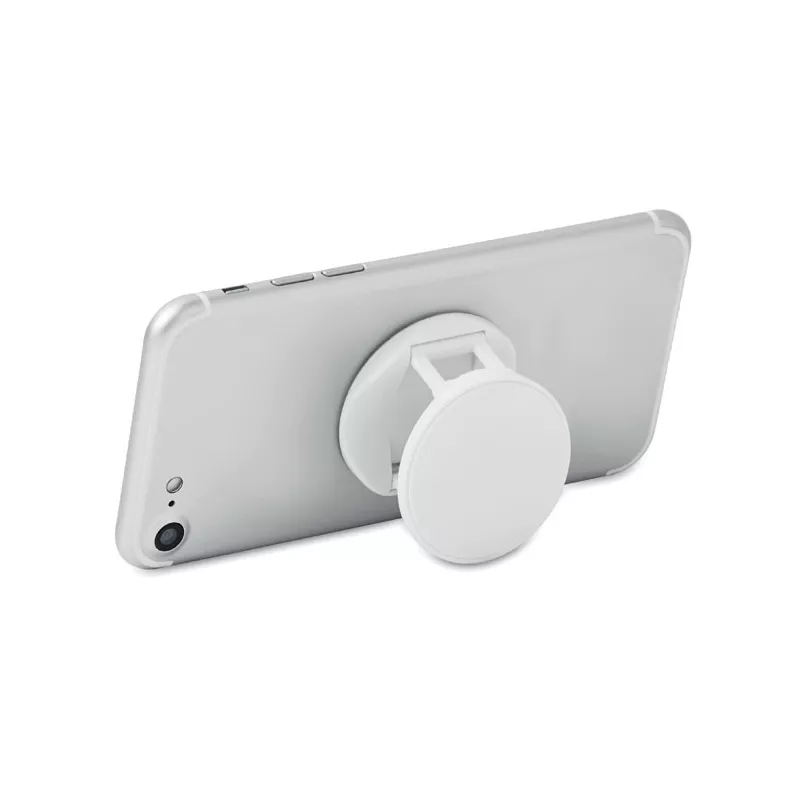 Uchwyt na telefon okrągły składany DOT - Bialy (MO9760-06)
