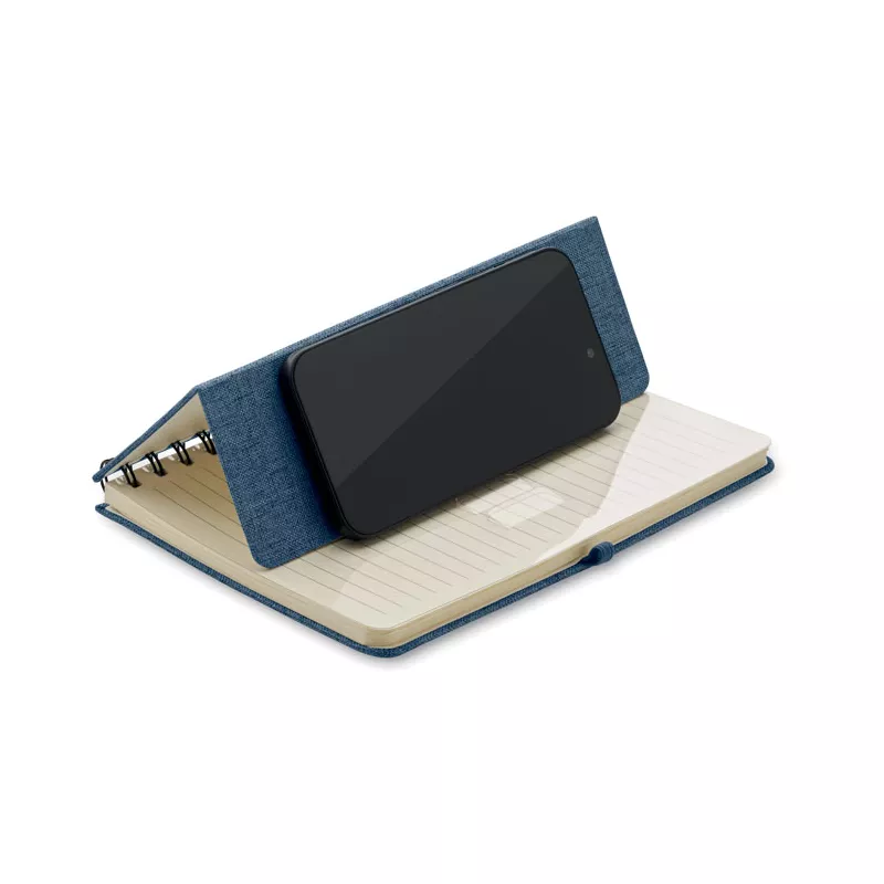 Notes A5 z podstawką 80 kartek w linię STRATA - Niebieski (MO2522-04)