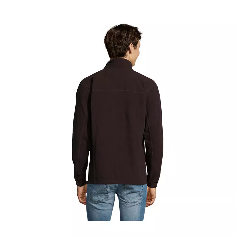 Bluza polarowa męska rozpinana 300 g/m² Sol's NORTH - Dark Chocolate (S55000-DC)