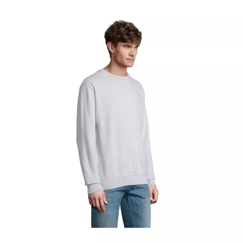 Bluza unisex bez kaptura 280 g/m² Sol's COLUMBIA - Szary Melanż 2 (S03814-GY)