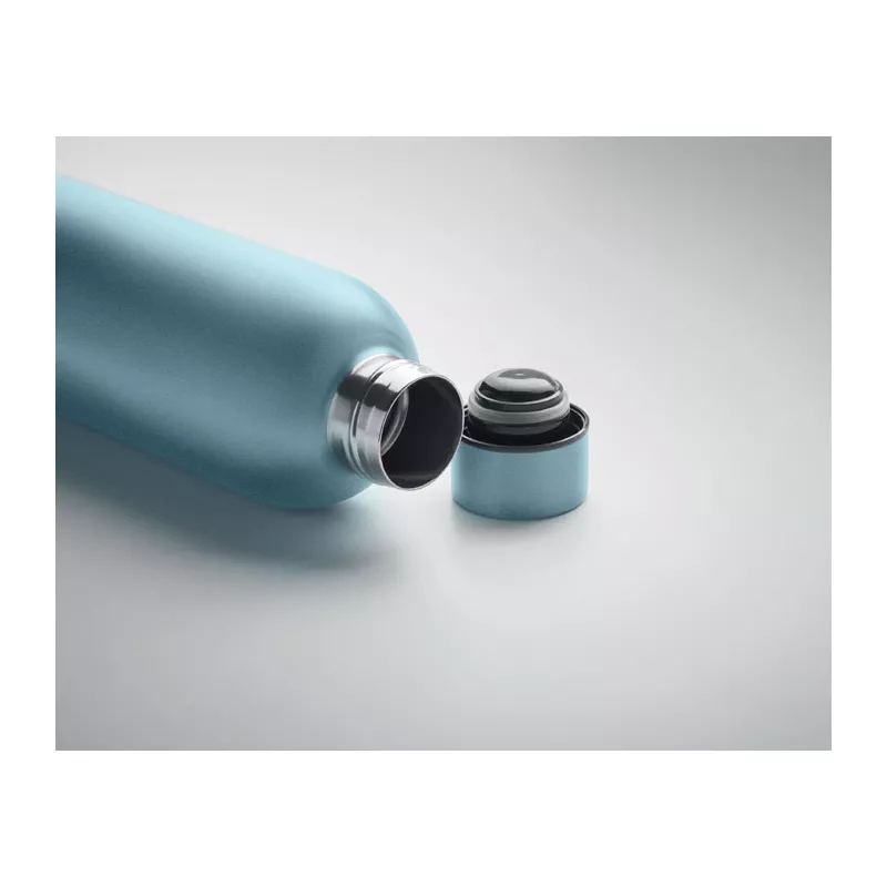 Butelka termiczna ze stali z recyklingu 500 ml ATHENA - Baby Blue (MO6750-66)